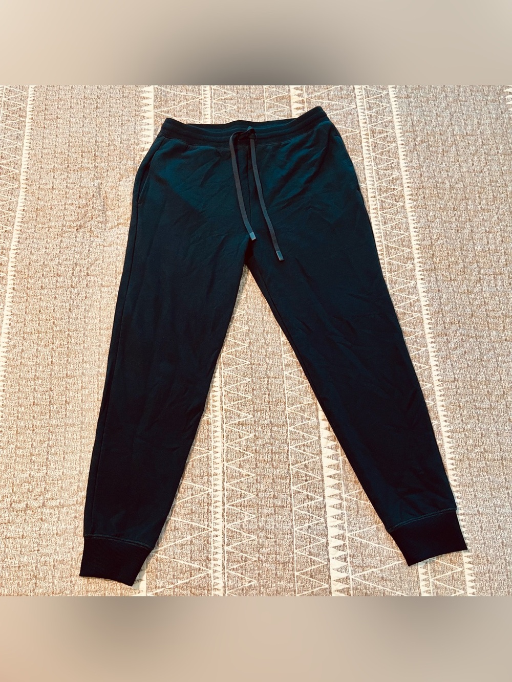 Theory Arleena Cloud Fleece Jogger Pants S Black Drawstring Pockets